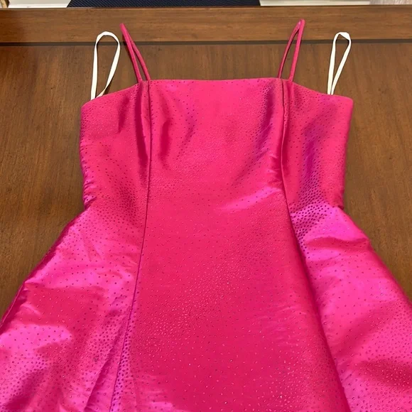 Jessica McClintock | Dresses | Last Call Hot Pink Glitter Jessica Mcclintock  For Gunne Sax Dress Size 56 | Poshmark